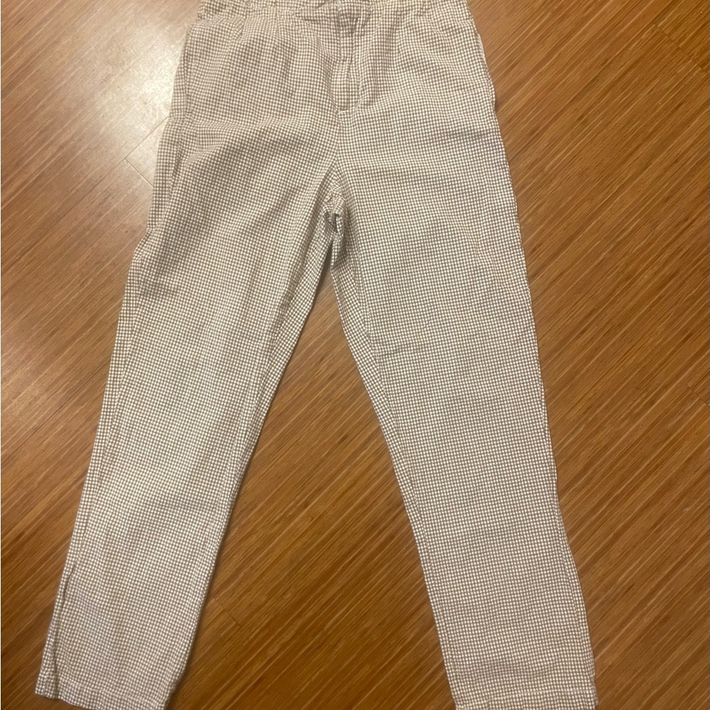 women’s Free people gingham trousers